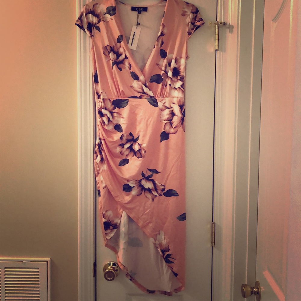 Women’s Blush Color Floral Dress